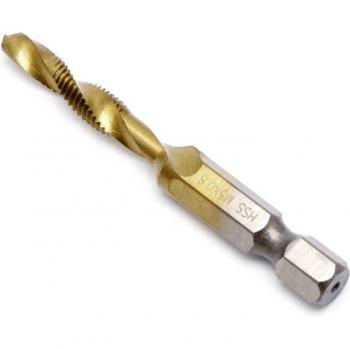 1PC HSS Metric Tap Drill Bit M3-M10 with Titanium Coating