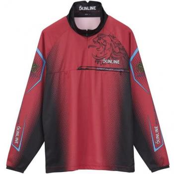 Long Sleeve ProDry Fishing Shirt, Red Sunline – Men’s