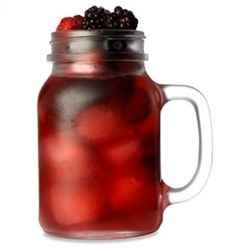 Frosted Cocktail Pitcher Jars