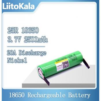 Liitokala 18650 2500mAh Rechargeable Battery