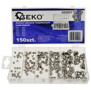 Geko Kit de 150 Écrous Métalliques pour Fixation