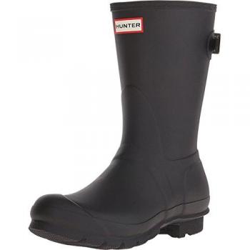 Hunter Women's Original Back Adjustable Short Rubber Rain Boot