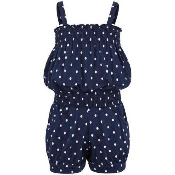 KIDSWORLD Mädchen Overall kurz und gepunktet