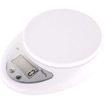 Báscula de Cocina 5kg con Conversión de Unidades y Pantalla LCD