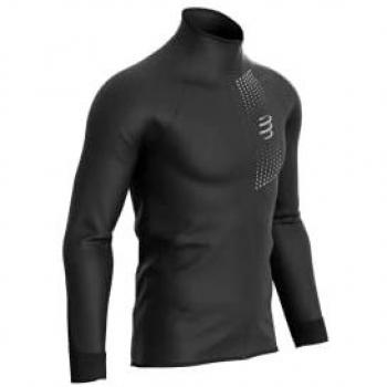 Chaqueta de Running Compressport Hurricane Negro