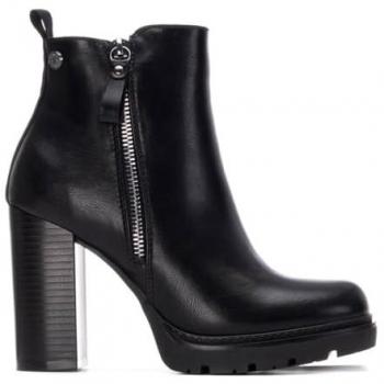 Botines de Tacón Refresh Negros 41 con Cremallera