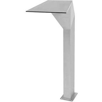 VidaXL Pool Fountain Stainless Steel 19.7x11.8x35.4 Silver