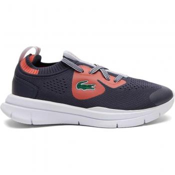 Bambini Lacoste Spin Run K‑NIT Grigio Rosso 34