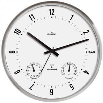 Dugena Wanduhr Funkuhr Wetterstation 4277430