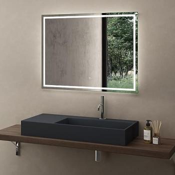 Lavabo suspendu « Colossum12‑R » : vasque à poser gris noir mat 100 cm