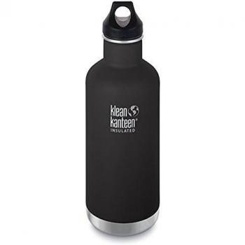 Klean Kanteen Classic Vacuum Loop Bottle – One Size, Matte Black