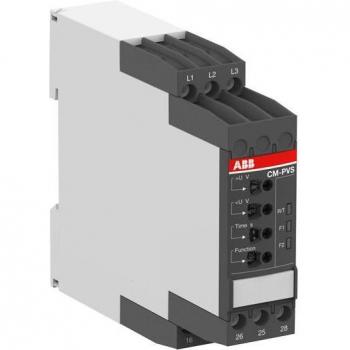 Relais Trifase ABB CM‑PVS 41S – Tensione Controllo 300‑500 V, Regolazione Max/Minv