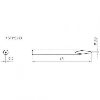 Panne Weller 0.8mm pour WHS 40