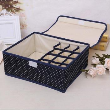 Boîte de rangement en tissu Oxford pour sous-vêtements et accessoires