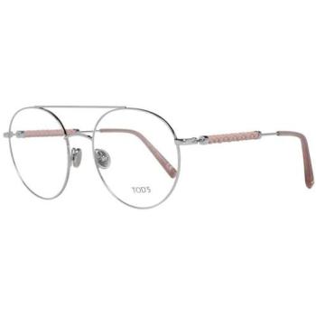 Tod's Ladies’ Spectacle Frame – Silver, Size 54, Blue Light Protection