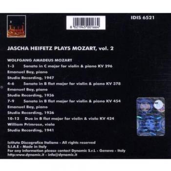 Heifetz Plays Mozart Vol.2