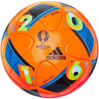 Adidas Herren Fußball EURO 2016 Winter, Solar Orange/Bright Blue/Night Indigo, Größe 5