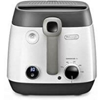 De'Longhi Fritteuse 2,4 l Weiß/Schwarz