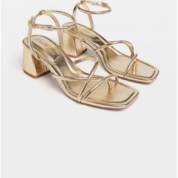Sandali Stradivarius multifascette 38 oro