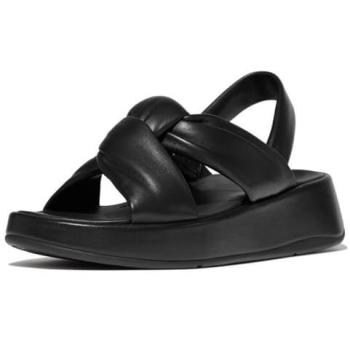 FitFlop Femme Knot Plateforme à Barre en Cuir Tendre