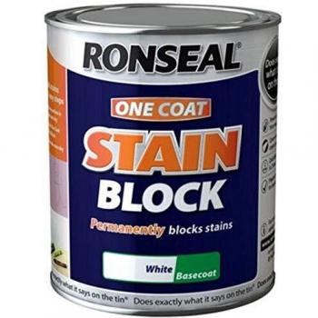 Ronseal One Coat Stain Block White 2.5 litre