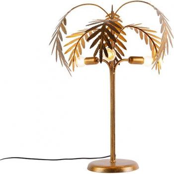 Botanica Golden Art Deco 3-Light Table Lamp