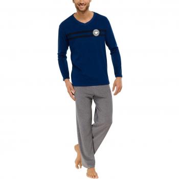 Schiesser Herren Nachtwäsche, Größe XXXX-Large, Blau