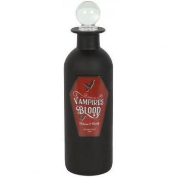 Vampire Blood Potion Glass Bottle Black/Red