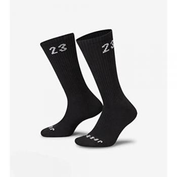 Calzini Sportivi Jordan Essentials Crew 3 Pezzi Nero XL Unisex