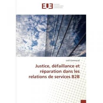 Justice, defaillance et reparation dans les relations de services B2B