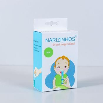 Kit Nágua Nasal Narizinhos para Bebês 6-24 Mêses