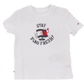 T-Shirt Enfant 18M TOMMY HILFIGER Couleur Blanc
