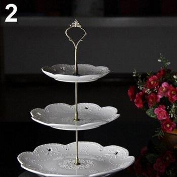 Wedding Cake Stand 3 Tier Stainless Steel