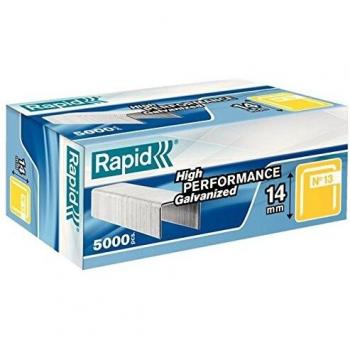 Rapid High Performance Staples, No.13, Leg Length 14 mm Box 5000