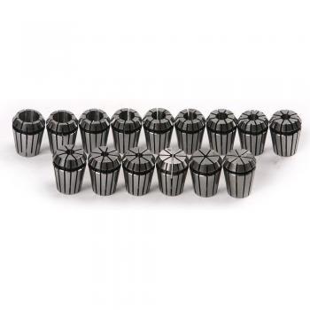15Pcs ER25 Precision Spring Collet Set for Milling Tools