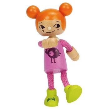 Set de muñecas de madera Hape, modelo niña pequeña
