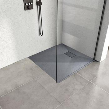 Doccia Piattina in Pietra Extra – SMC Antiscivolo 80x80 cm