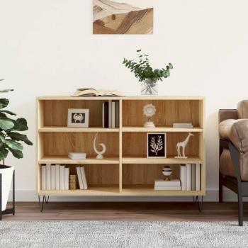 VidaXL Holzwerkstoff Sideboard Sonoma-Eiche 103,5x35x70 cm