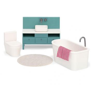 Lundby Dollhouse Bathroom Set Basic – 5 Teile