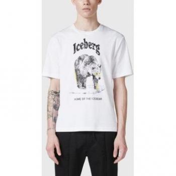 Men's White Iceberg XL Graphic T-Shirt