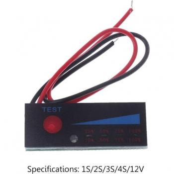 3.7V to 12V Battery Level Tester with LCD Display