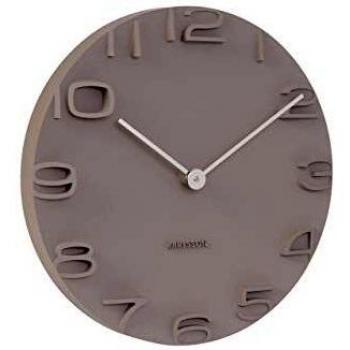 Karlsson KA5311GY Horloge Chromé Marron