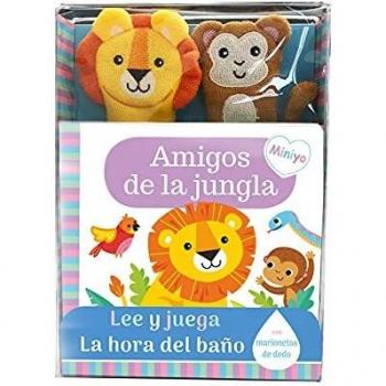 Amigos de la jungla. Lee y juega. La hora del baño.