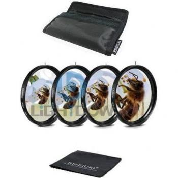 Kit Filtros de Lentes 49 a 77 mm (Canon/Nikon/Sony) – Macro Close Up