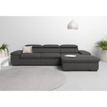 Ecksofa »Alberto« mit Kopfteilverstellung und Schlafsofa-Funktion