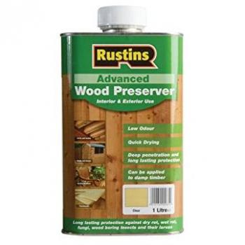 Rustins Advanced Wood Preserver Clear 1 litre