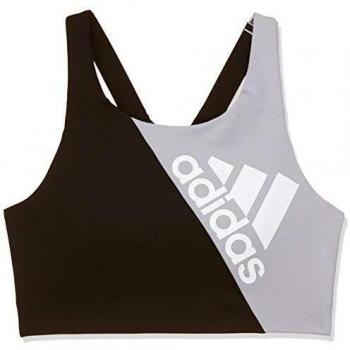 Adidas Sport-BH Damen – Modell ULT ALPH BOS B in Schwarz/Gloria Grau, Größe S (FT3135)