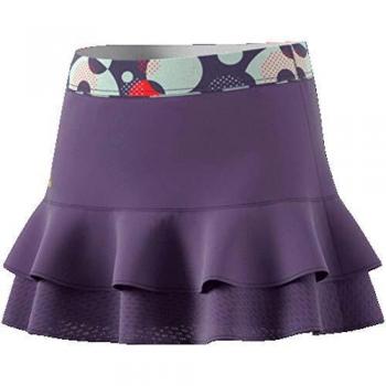 Purple & Yellow Tech Frill Skirt – Adidas Teen (13‑14)