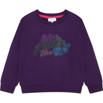 Tee shirt violet 6A pour filles MARC JACOPS