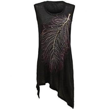 MUJER BLUSA RETRO DOBLADILLO ASIMÉTRICO FLORAL